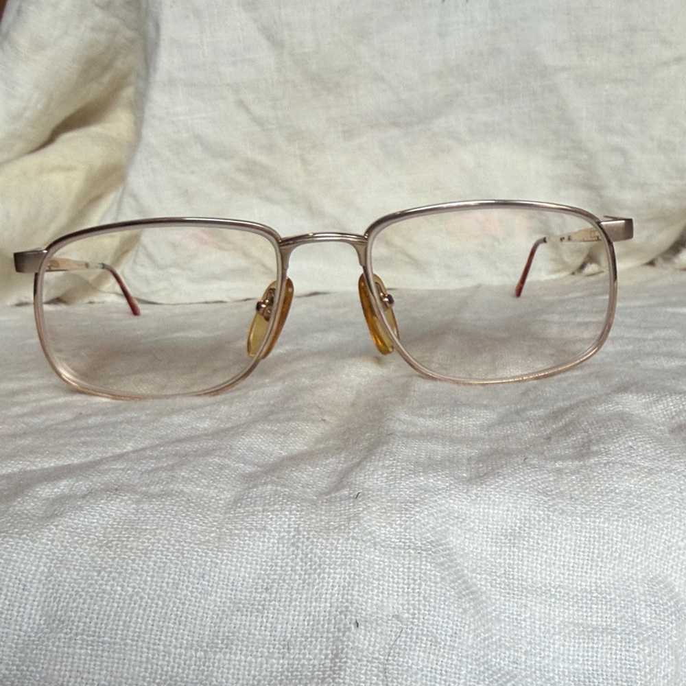 ✨Vintage Dunlop Eyeglasses - 22K Gold-Plated - 54-18-130 - Square Aviator✨